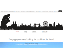 Tablet Screenshot of digitalmindlondon.com